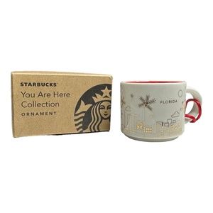 2014 Starbucks Florida You Are Here Collection Mug Ornament